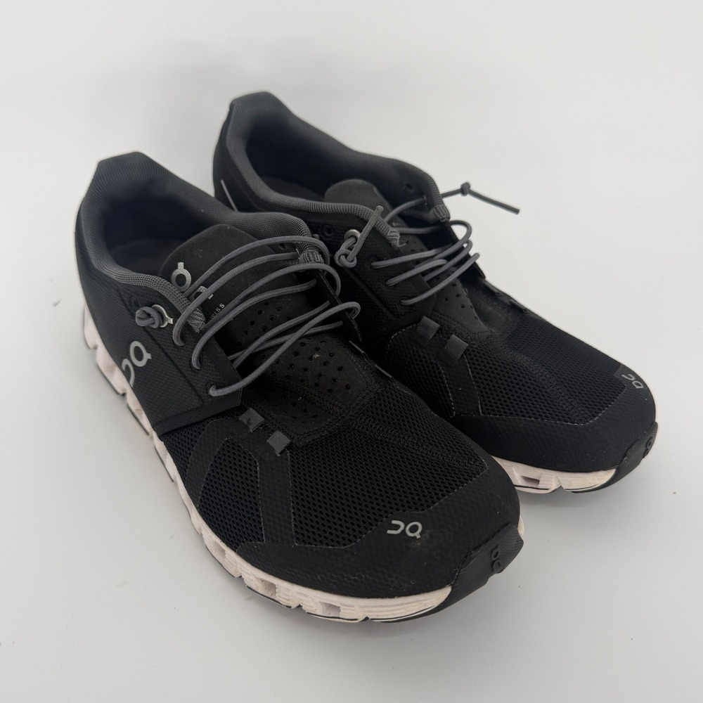 On Cloud 5 Womens Running Shoes Black White‎ Sneakers W9 19.99511
